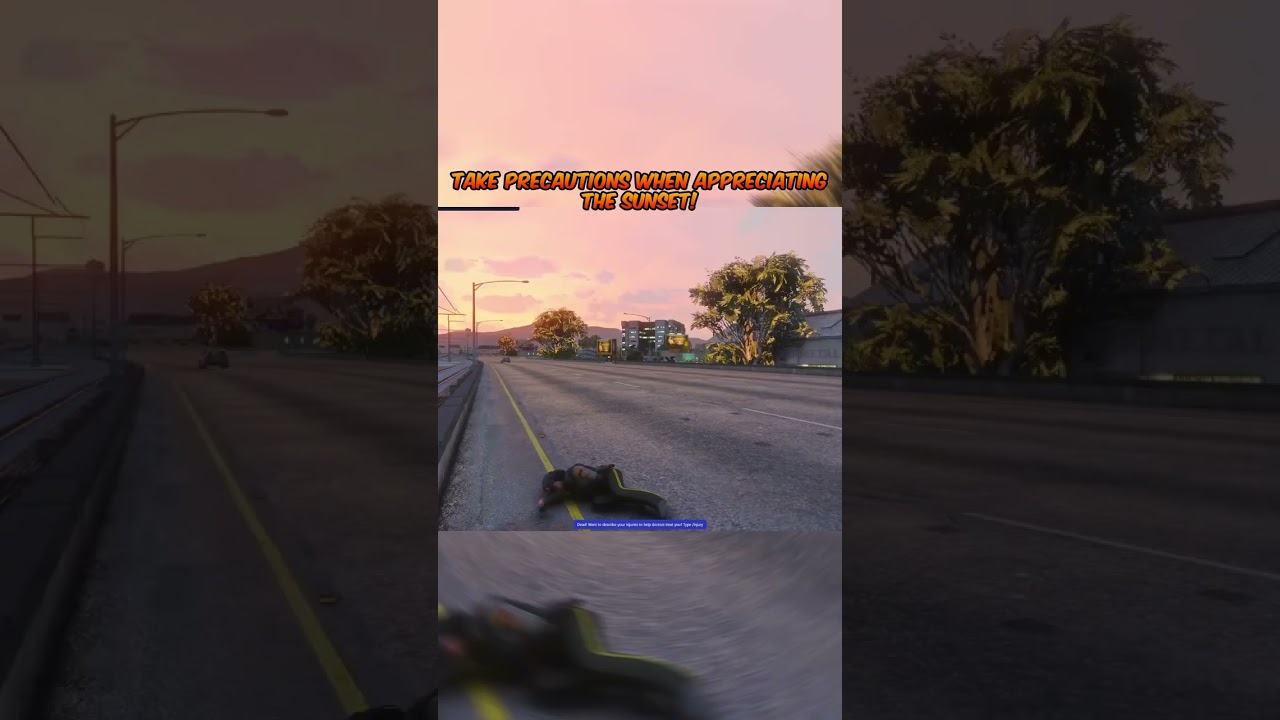 Take precautions when apprecaiting the sunset. 