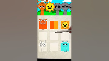 Mixing Sprunki Character Colors in Procreate #colormixing #procreate #sprunki