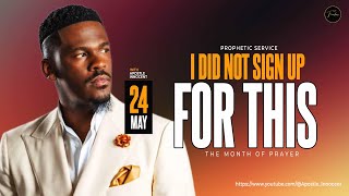 I DID NOT SIGN UP FOR THIS || FREE INDEED SERIES || DR. APOSTLE INNOCENT