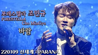 바람 | 포레스텔라 조민규(Cho MinGyu) | 220109 신세계 : PARANA