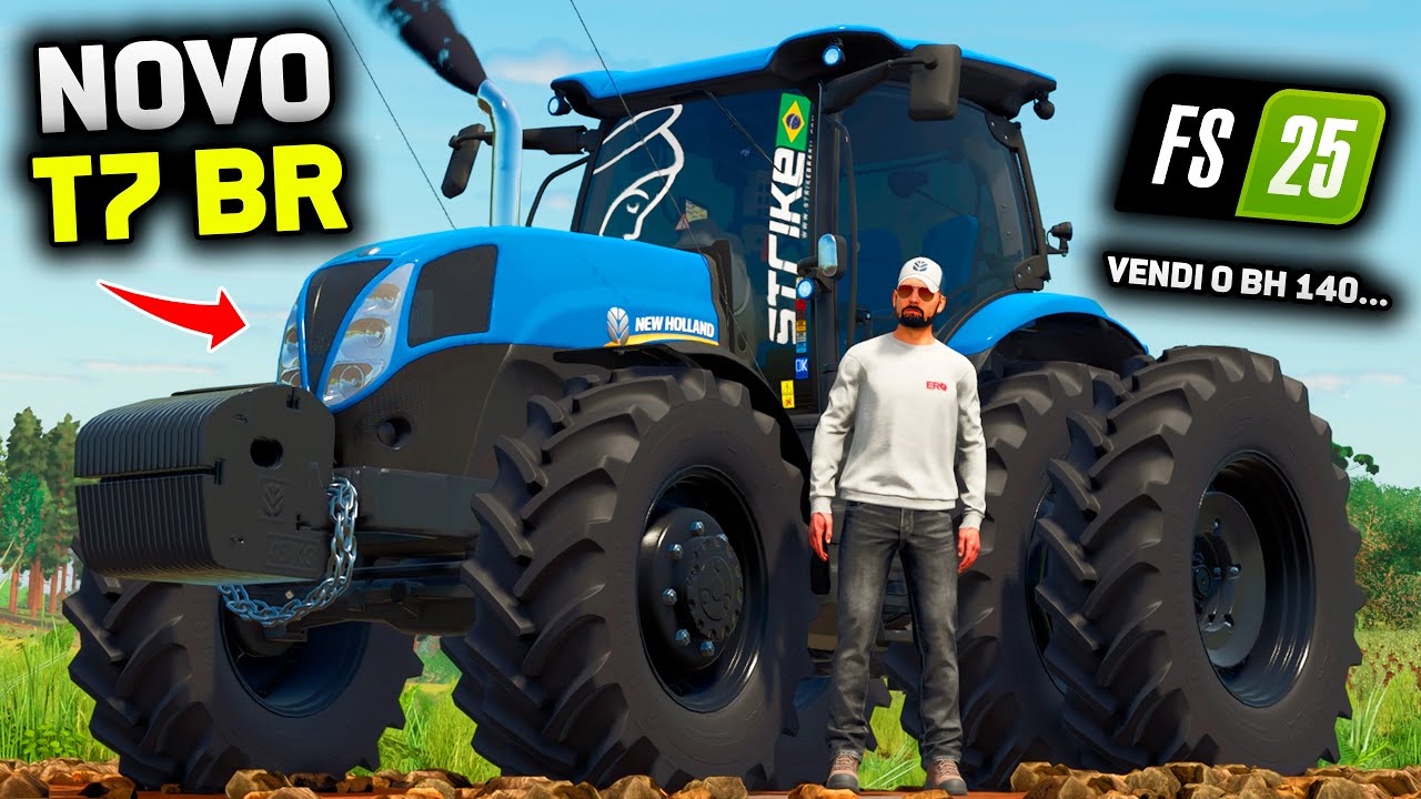 COMPRANDO MEU NOVO NEW HOLLAND T7 BR - FARMING SIMULATOR 25 - EP 69 (EM BUSCA DO SUCESSO T2)