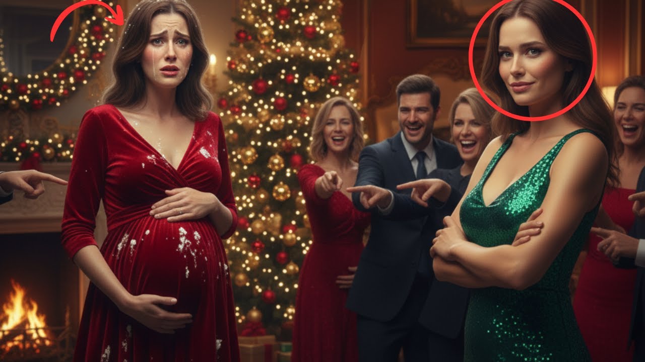 Christmas Night: Mistress Shames His Pregnant Wife — Unaware She’s a Trillionaire’s Secret Daughter