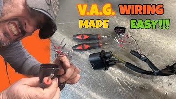 HOW TO DE-PIN (and RE-PIN) WEIRD AUDI/VW ELECTRIC CONNECTORS
