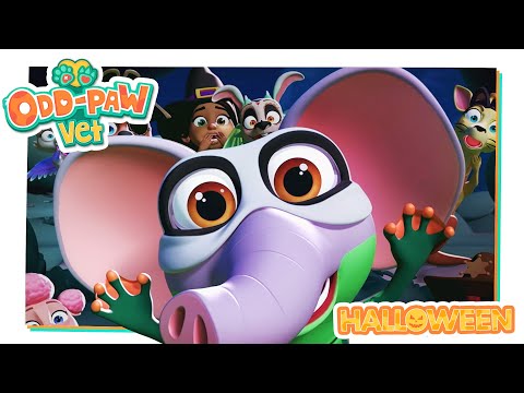 Salva al Odd-Paws en Halloween 🐾 Odd-Paw Vet 🐾 Dibujos animados de animales para niños