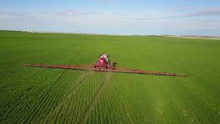 Spraying Wheat