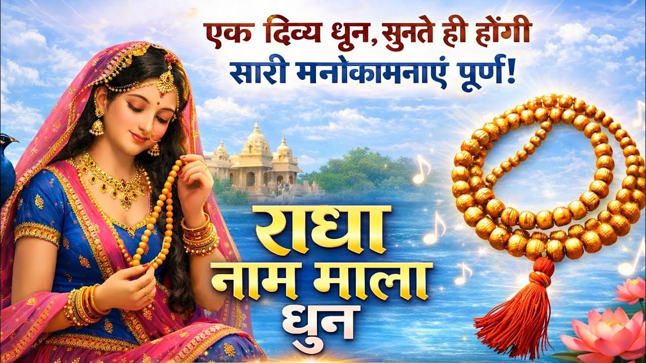 राधा नाम माला धुन | सुनते ही होंगी सारी मनोकामनाएं पूर्ण | Radha Naam Mala Dhun Bhajan