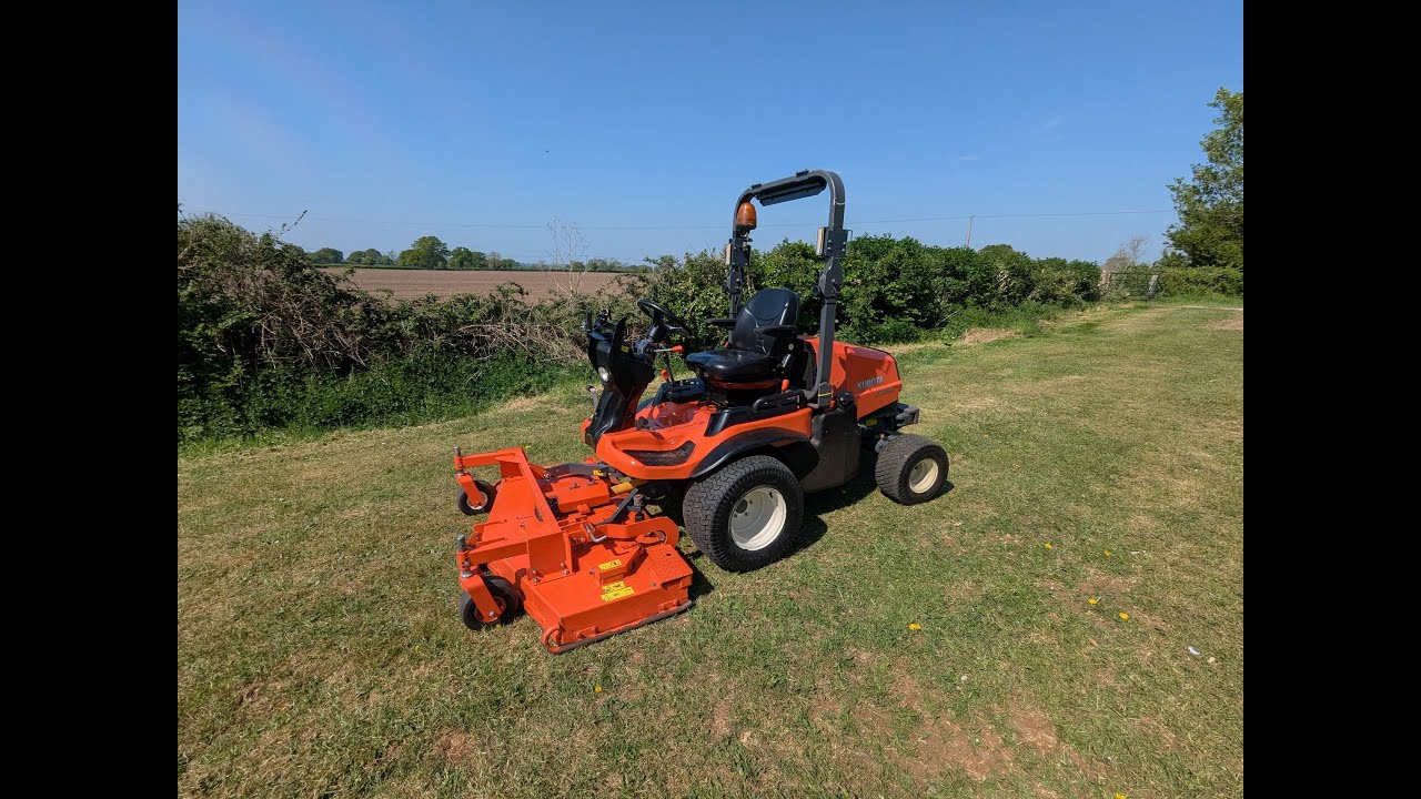 KUBOTA F3890 MOWER (RJ70 UXX) WALKAROUND VIDEO - YouTube