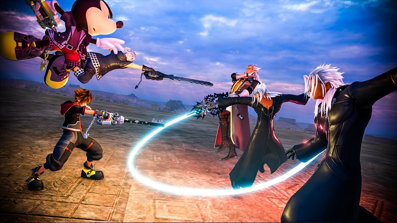 Triple Xehanort Boss Battle (PC High Settings) Kingdom Hearts 3