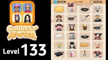 Connect Master Match Puzzle level 133 Guide Walkthrough Solution