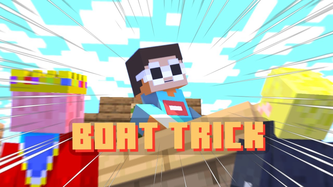 George's boat trick... (Minecraft Animation) 