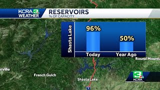 Here's an update on reservoir levels around Northern California