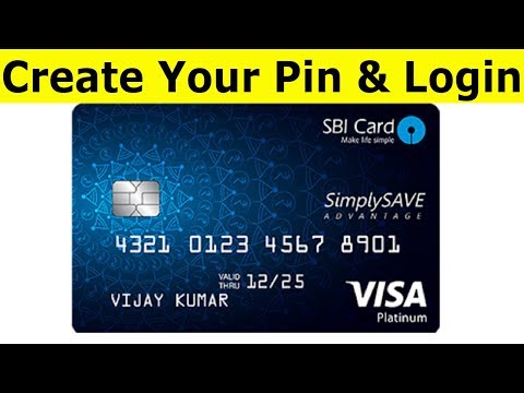 Activate sbi credit card pin number-generate login password-create atm user id-register net banking through app-apply international usage-change online ...