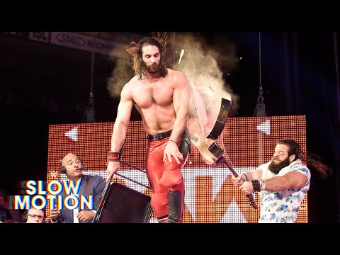Unseen video of Elias' guitar-splintering assault on Seth Rollins: WWE Exclusive, June 1, 2018