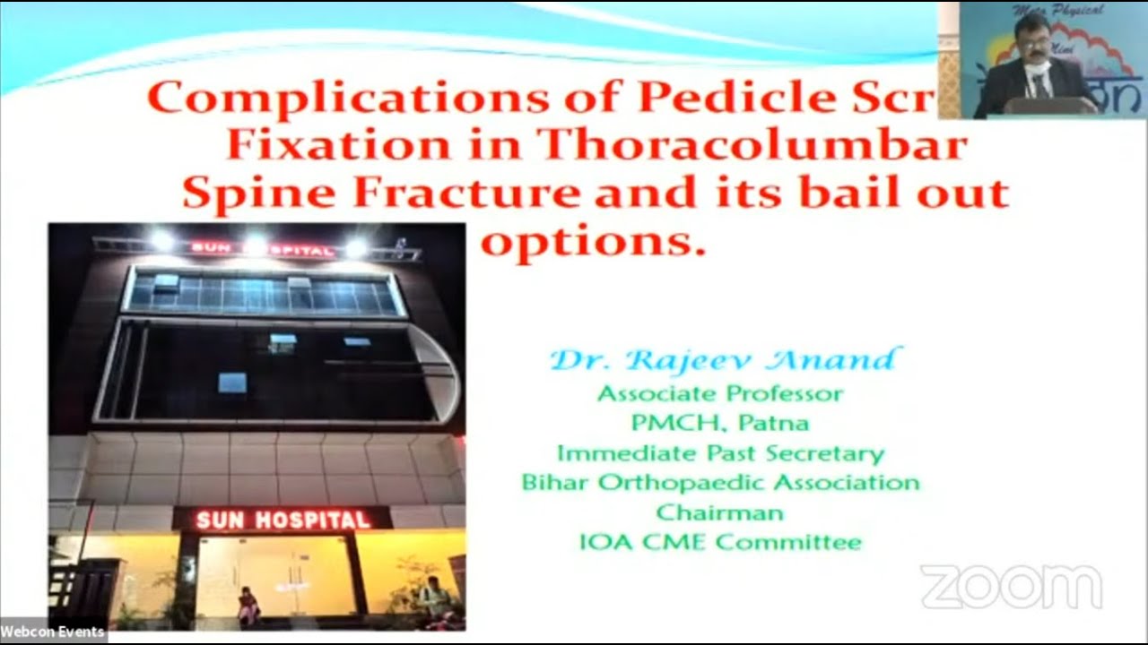 Complications of Pedicle Fixation in Thoracolumbar Spine Fracture - Dr Rajeev Anand