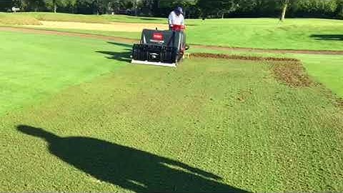 Core Solutions by Nordic Plow on a Fairway