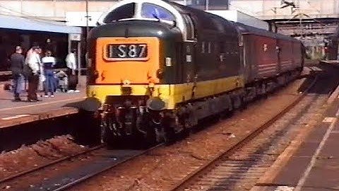 When the Deltic Returned! D9000 on Revenue Service 1998 | Coventry & Canley Scenes