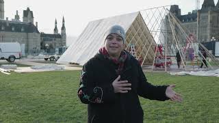 Ili Erects Shaputuan On Parliament Hill To Celebrate Guardians