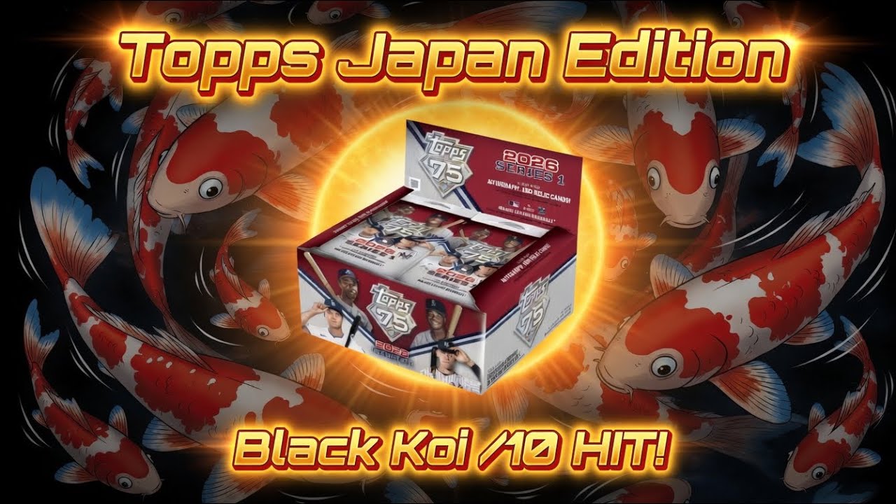 Koiページ d /10 Koi Fish Parallel! 2026 Topps Series 1 JAPAN Edition - YouTube