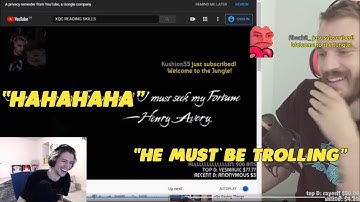 xQc reacts to PewDiePie reacting to xQc reading skills (Most Viewed xQc Clips Of The Week)