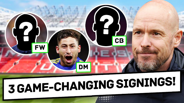 These 3 Signings BUILD Ten Hag's ULTIMATE United Squad!