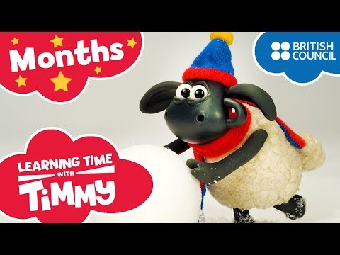 Months of the Year | Learning Time with Timmy | Learning Fun | Cartoons for Kids