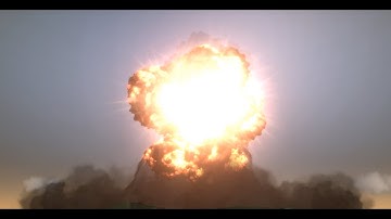 Эффект ядерного взрыва 10 КТ в Unity || Unity particle system nuclear effect 10KT