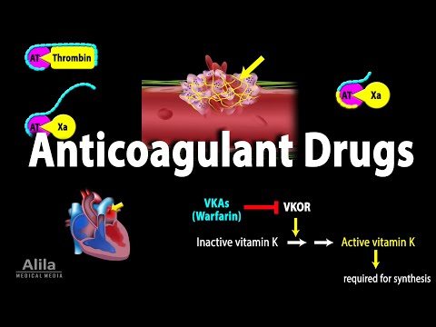 वीडियो: कौन से उदाहरण एंटीकोआगुलेंट दवाओं के हैं जिन्हें शीर्षक दिया गया है?