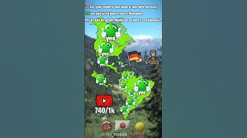 Has your country ever been at war with Germany? #maps