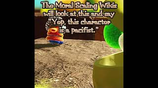 "Yoshi is totally a pacifist, trust me bro" (Moral Scaling Wiki Slander) #memes #fyp #fandomwikis