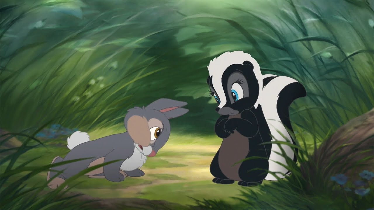 Thumper s Brave Face With Flower Bambi II 2006 YouTube Thumper s Brave Face With Flower Bambi II 2006 YouTube