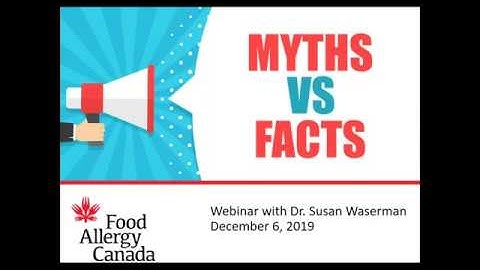 Food allergy myths webinar