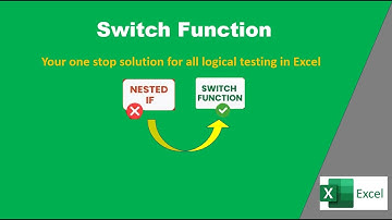 SWITCH function in Excel | Say Goodbye to IF Statements in Excel with SWITCH