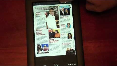 Nook Color First Look - Book and Magazine Reading Experience