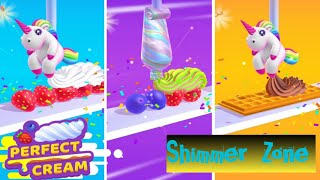 Perfect Cream: Icing Cake Game.Shimmer Zone .#shimmerzone #learn screenshot 2
