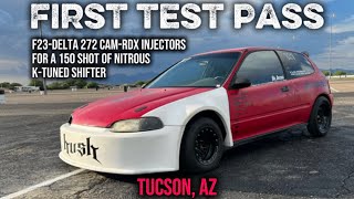 250,000 mile F23a1 with Delta 272 Cam and Nitrous