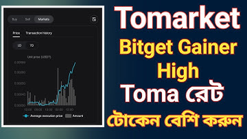 tomarket airdrop bitget highest gainer | toma token lunch bitget marketing