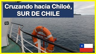 Así es cruzar el canal Chacao hacia Chiloé, sur de Chile 🇨🇱