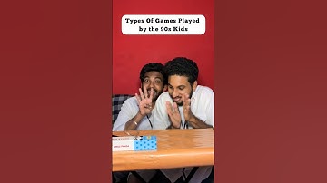 Types Of Games Played by the 90s Kids | #shorts #naaluvithamaravindh #90skids #typesof