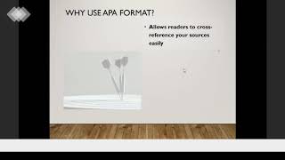 APA STYLE WORKSHOP FOR ASSIGNMENT PART 1