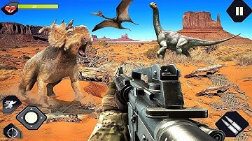 DINO HUNTER - 3D HUNTING GAMES || ANDROID GAMEPLAY