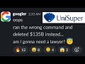 Google Accidentally Deletes $135 Billion Pension Fund, Chaos Ensues