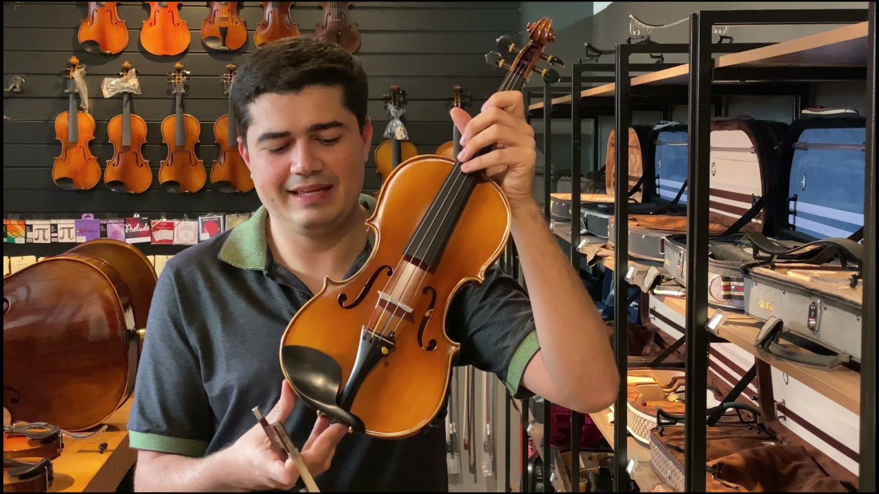 Violino Orquezz Feito à Mão Bipartido 4/4