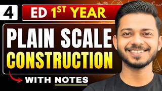 Lec 4 : Plain Scale (Construction) | Engineering Graphics / Drawing (ED) | BTech 1st Year