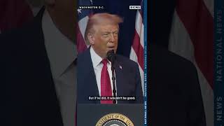 Trump Jokes that Biden Couldn't Find the Exit