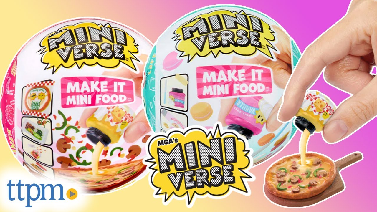 MGA's Miniverse Make It Mini Food Cafe Series 2 Mini Collectibles