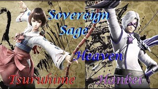 Sengoku Basara 4 Sumeragi Eiroku Palace Samsara Heaven Tsuruhime & Hanbei Gameplay
