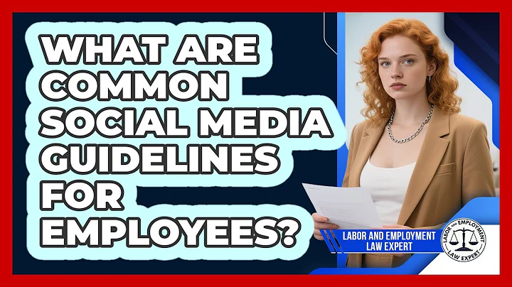 What Are Common Social Media Guidelines For Employees?