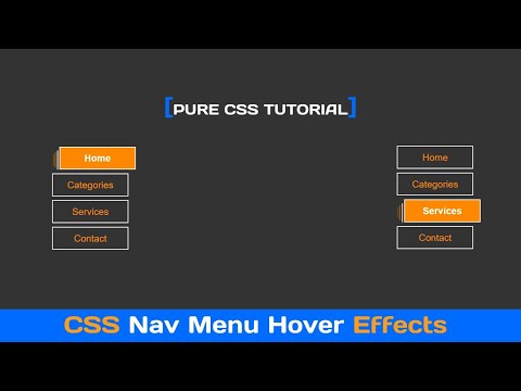 Menu Hover Effect | Navigation Hover Effects | HTML & CSS | Pappu Shankar