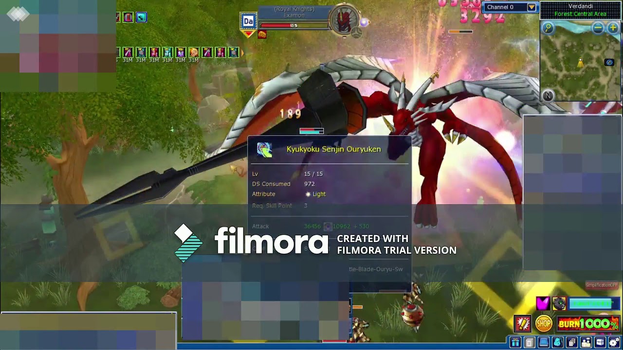 Omegamon X VS Examon Royal Knights Series Digimon Masters Online