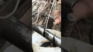 1” cutting gi wire made Bauandary #giwire #wireworks #wirecutter #machine #wirecut